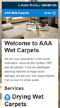 Mobile Screenshot of aaawetcarpets.com.au